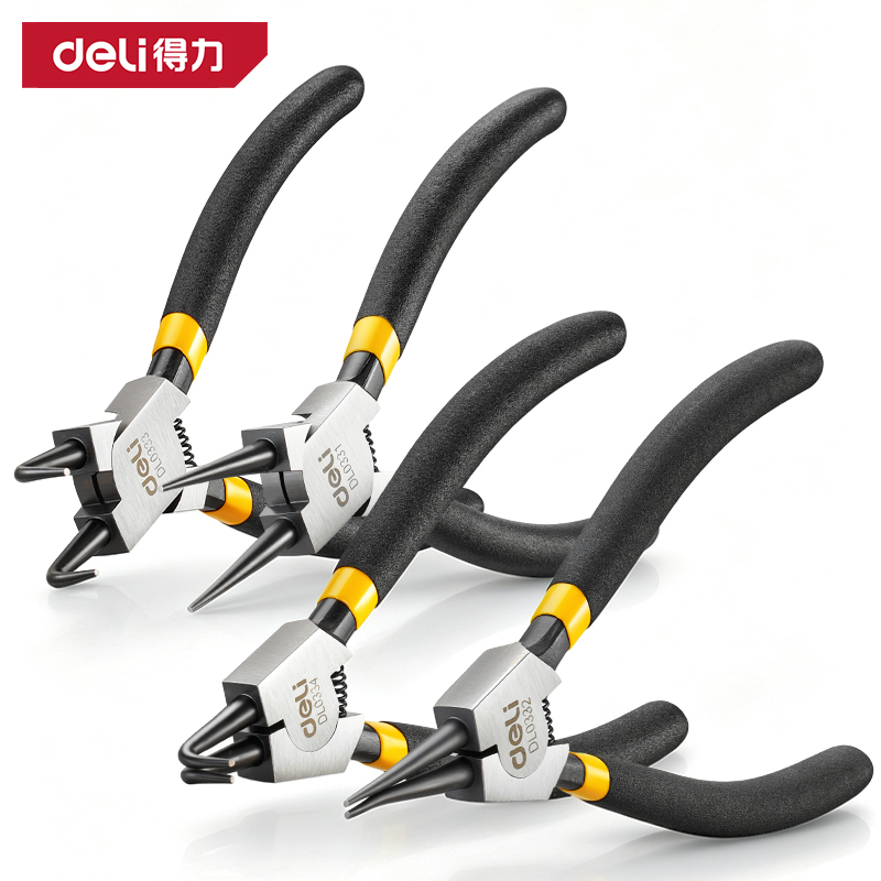 Snap Button Plier - Набор плоскогубцев для стопорных колец Deli