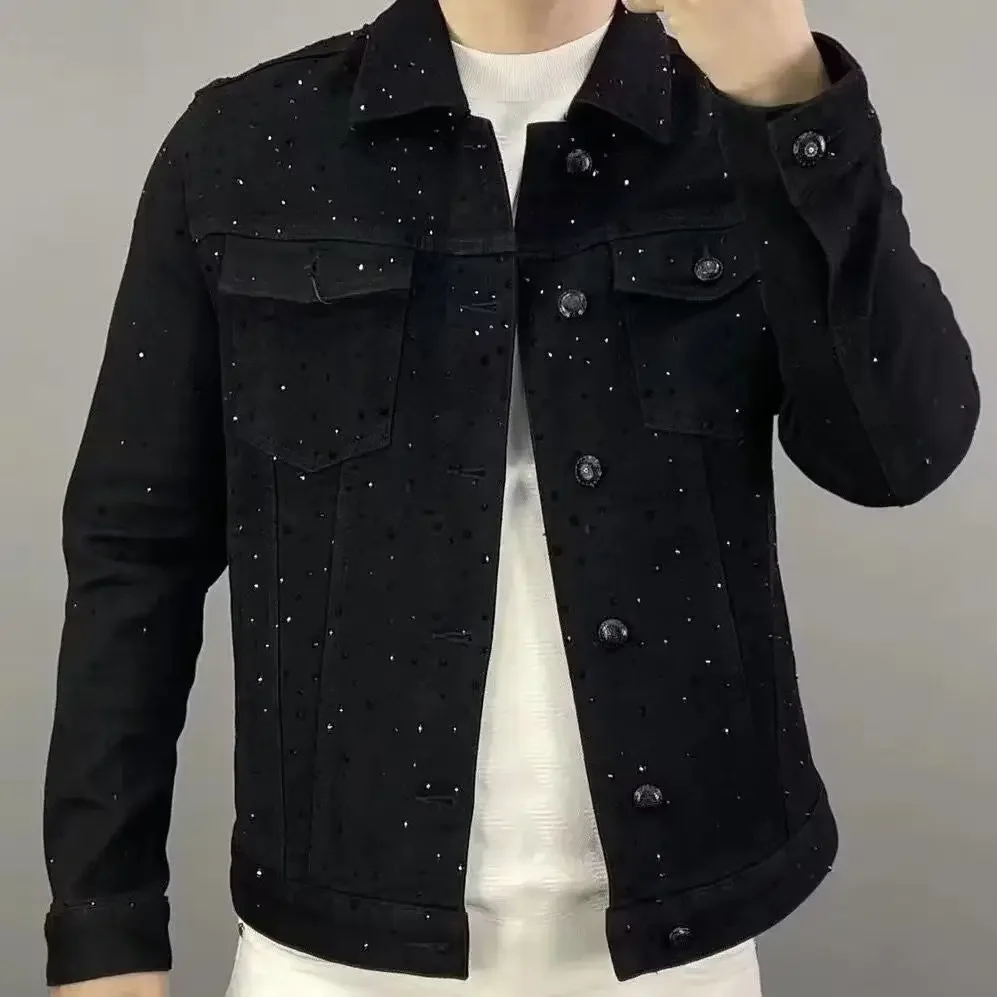 Sewing Jackets - Джинсовое пальто для мужчин на пуговицах,