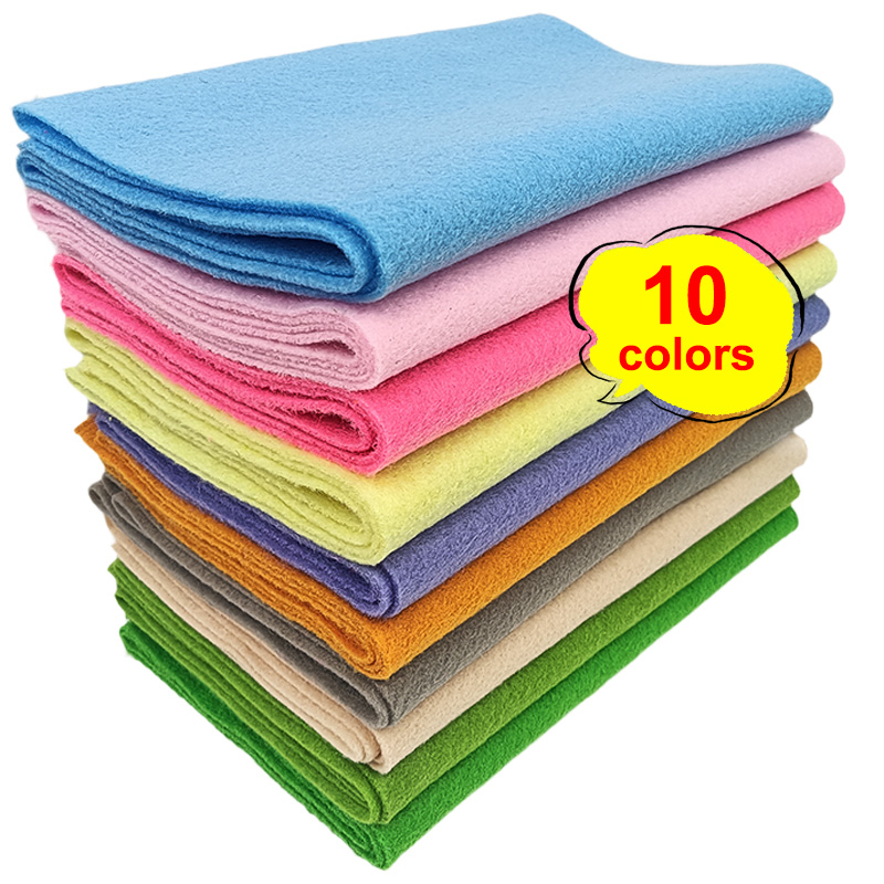 Textile And Sewing Materials - 10 шт. листов мягкой фетровой ткани